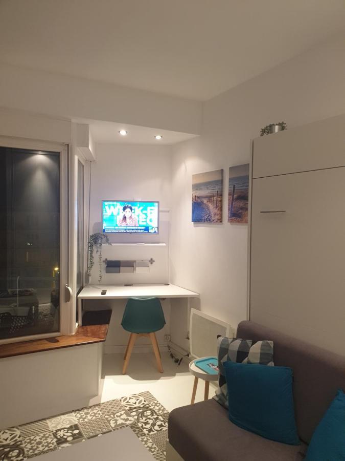 Studio Vue Mer Au Coeur De Malo Les Bains Pieds Dans L Eau Dunkirk Ngoại thất bức ảnh